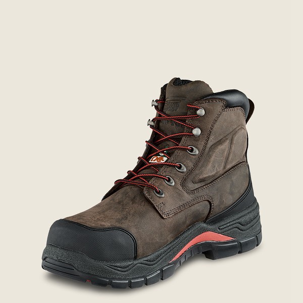 Red Wing Mens King Toe® Adc - 6-inch Insulated Waterproof Csa Toe - Safety Boots Dark Grey - 2016KIS